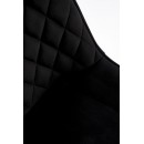 Стул HALMAR K520 черный/черный, поворотный